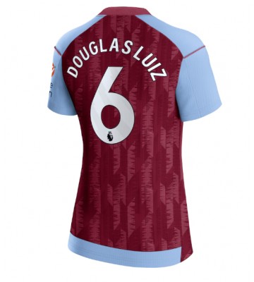 Aston Villa Douglas Luiz #6 Hemmatröja Kvinnor 2023-24 Kortärmad